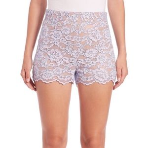 DIANE VON FURSTENBERG FAUSTA LACE SHORTS 12 LOLITA